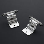Ravinte 30 Packs (15 Pairs) 3/8 inch Inset Polished Chrome Cabinet Hinges Kitchen Cabinet Hinges Self Closing Hinges for Kitchen/Bathroom/Furniture Cabinets & Doors,Decorative Cabinet Hardware