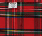 COTTON CRAFT Christmas Tartan Plaid Cloth Napkins - 12 Pack 100% Cotton