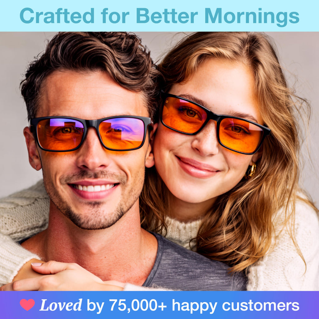 Orange +1.5 Blue Light Blocking Reading Glasses for Women & Men - Reader Sleep & Migraine Glasses - 1.5 Amber Readers Blue Light Glasses for Computer Eye Strain Eye Fatigue - Blue Blockers (+1.50)