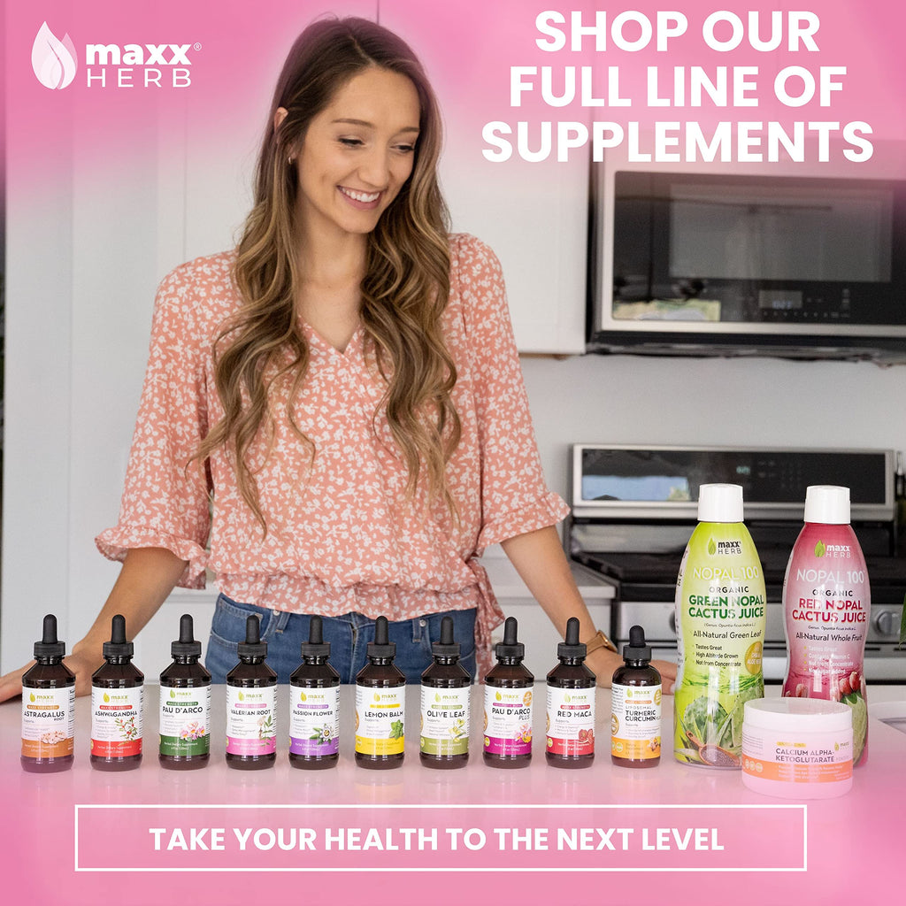 Maxx Herb Valerian Root Extract - Max Strength, Liquid Valerian Root Absorbs Better Than Capsules, for Relaxation and Restful Sleep, Alcohol-Free - 4 Bottles, 4 Oz Each (240 Servings)