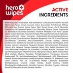 Hero Wipes Body Wipes Remove 98% Of Carcinogens, Ash, Soot, Smoke, Toxins - 120ct Extra Thick Durable 10x9 inches Firefighter Wet Wipes