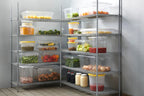 Rubbermaid Commercial Products Polycarbonate Food Storage Box/Tote, 3.5 Gallon, Clear, for Restaurant/Kitchen/Cafeteria