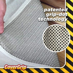 CoverGrip 8 oz Canvas Safety Drop Cloth, 3.5' x 12'