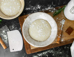 Kook Proofing Set, Sourdough Bread, 2 Rattan 9 Inch Banneton Baskets, 2 Basket Covers, Metal Scraper, Plastic Scraper, Scoring Lame, 5 Blades and Case, Baking Kit, Dough Bowls, Round Shape