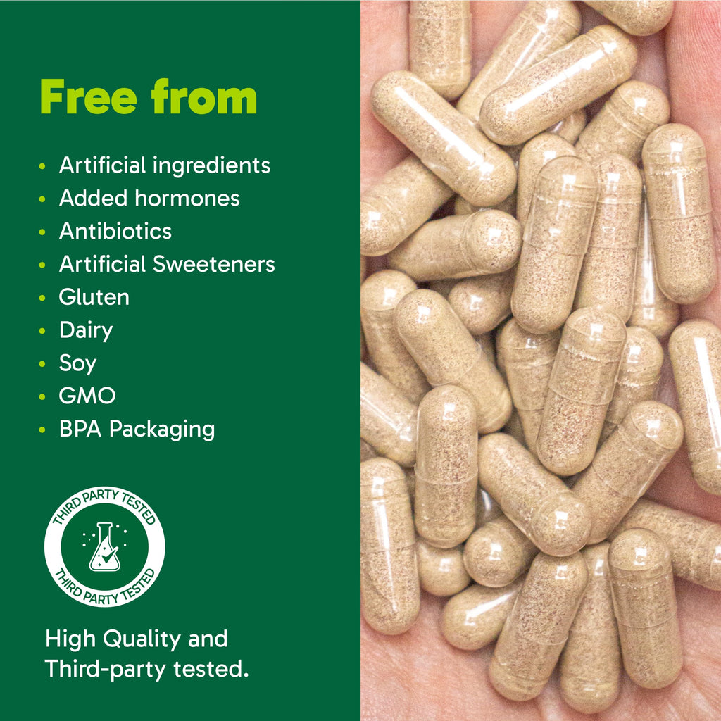 Organika Goutrin Uric Acid Flush for Gout (120 Caps): Gentle Gout Support with Cherry, Thyme, Celery Seed, Peppermint, & VIT C: Clean & Vegan Gout Supplements for Men & Women - Metabolism & Mobility
