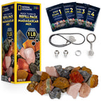 National Geographic Rock Tumbler Refill Kit 1 Lb. Madagascar Rocks & Accessories