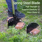CKLT Weed Scraper 65 Inch Garden Flat Shovel with 11in Spring Steel Blade