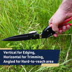 Kings County Tools Grass Shears - Garden Clippers with Rotating Handle