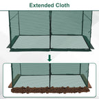 Toriexon Crop Cage Plant Protection Tent 6.5 x 10 x 6.5 Ft