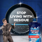 Finish Jet-Dry Dishwasher Rinse Aid, Compatible with Dishwasher Detergent, Prevents Spots & Residues, Dries, Shine & Protects, 23 oz, 225 Washes. (Pack of 3)