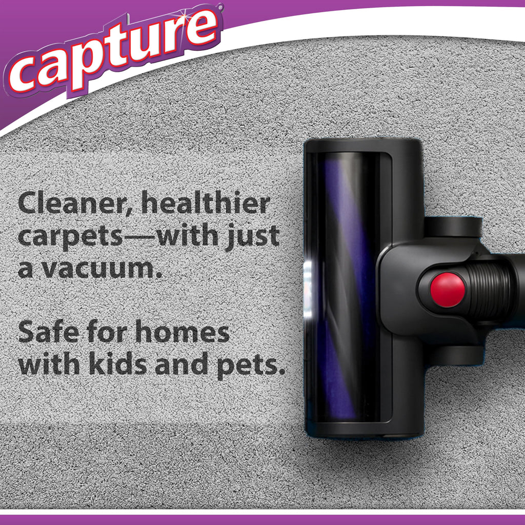 Capture Pre-Mist Soil Release for Carpet Dry Cleaner - Carpet Cleaning Pre Spray - Loosen Juice, Coffee & Wine Spill and Tough Rug Stains Eliminator - Multi-Purpose Cleaning Essentials - 24oz (2 Pack)