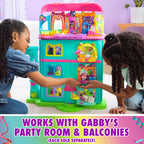 Gabby's Dollhouse, 14 Pc Celebration Dollhouse, 25-Inches Tall, with Toy Figures, Doll House Furniture & 10 Sounds, Kids Toys for Girls & Boys Ages 3+