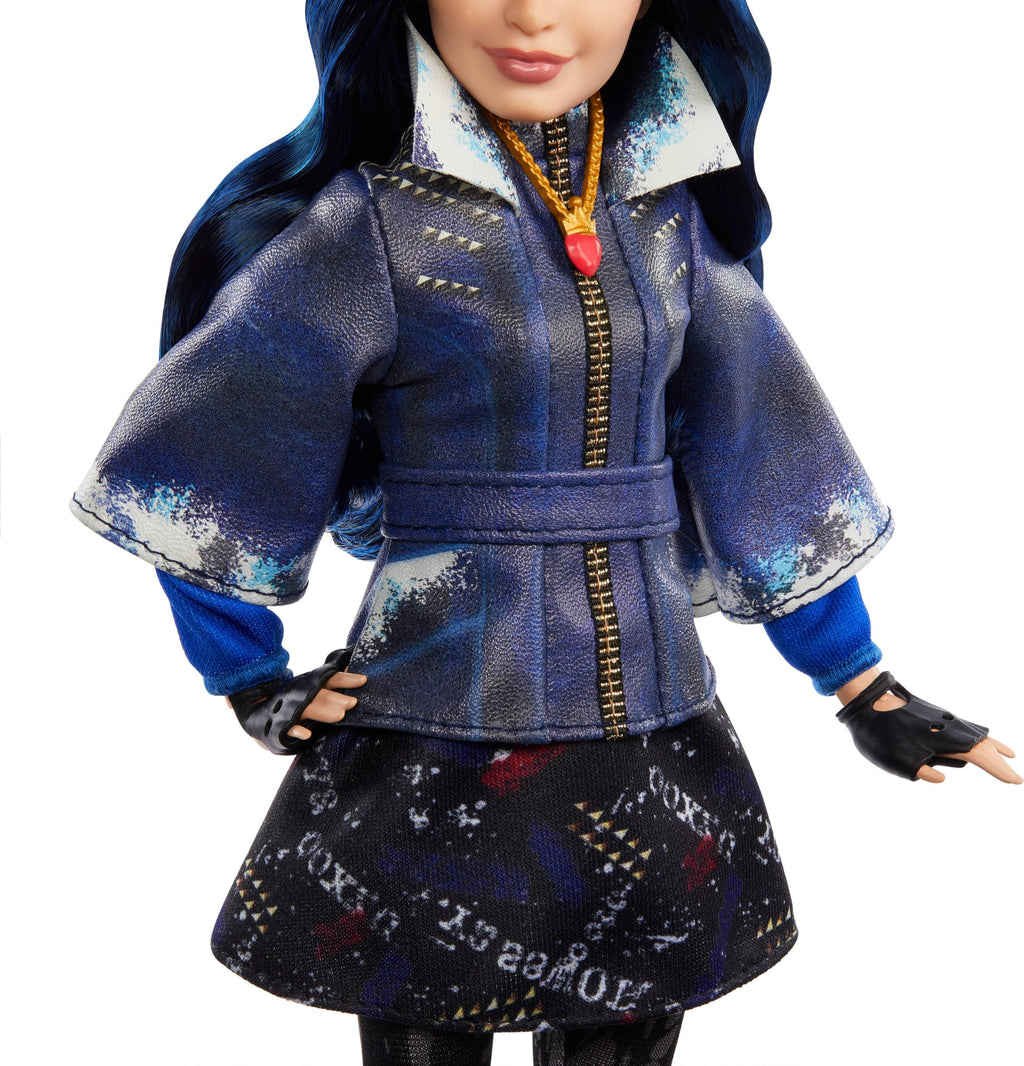 Mattel Descendants Evie Isle of The Lost Tenth Anniversary Fashion Doll with Removable Outfit, Accessory & Bendable Joints, Inspired by The Movies