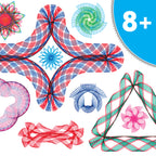 Spirograph Super Set –Arts and Crafts, Kids Toys, Art Supplies, Craft Supplies, Drawing Kit, Spiral Art, Classic Gear Design Kit, Case, Pens, Design Sheet Included, Ages 8+