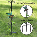 30.5" Gazing Ball Stand, Outdoor Gazing Globe Stand with Trident Base