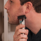 Wahl Stainless Steel Lithium Ion Plus - Beard Trimmer and Shaver for Men | Nose and Ear Hair Trimmer | US Version | Dual Voltage (Needs Plug Adapter) | Model 9864SS