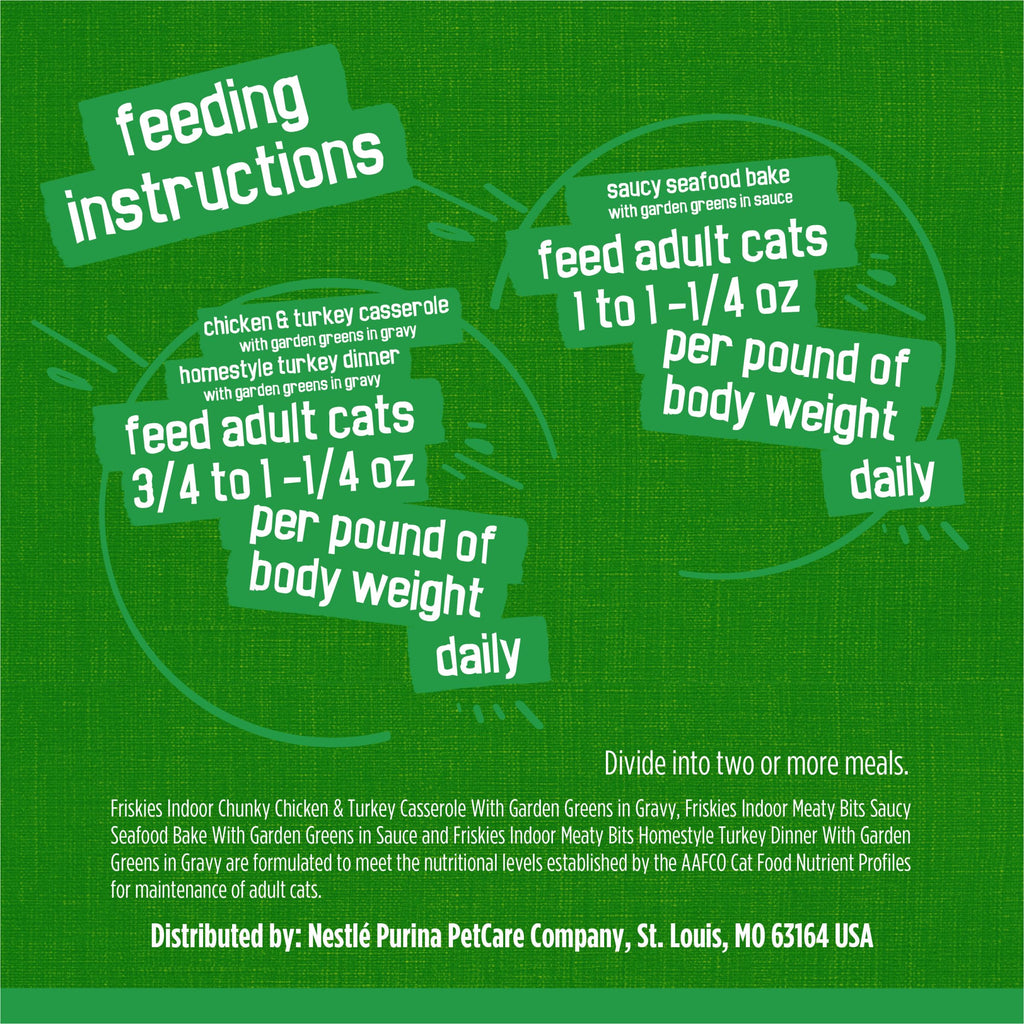 Purina Friskies Indoor Wet Cat Food Variety Pack, (24) 5.5 oz Cans