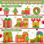 Goodtiles Magnetic Tiles Kids Toys for 3+ Year Old Boy and Girl Birthday Gifts, Magnet Building Blocks STEM Preschool Sensory Learning Montessori Autism Toys for Toddlers Kids Ages 3-5, 5-7, 4-8