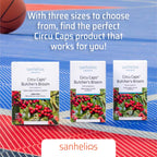 Sanhelios Circu Caps High Potency Butcher's Broom Dried Extract 33mg & Rosemary Oil - Herbal Support Supplement for Healthy Blood Flow, Veins & Circulation in Legs - 96 Softgel Capsules