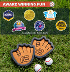 Toss and Catch Ball Game Set: Best Toy Gifts for Boys 9 8 7 6 5 4 2 3 Year Old Boy Birthday Gift Idea - Fun Toddler Boy Toys - Baseball Gifts for Girls & Boys Baseball Glove Trainer Toddler Presents