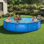 Bestway Steel Pro MAX 12’ x 30" Above Ground Pool, Round Metal Frame Outdoor Swimming Pool for Backyard, Blue, Pool ONLY