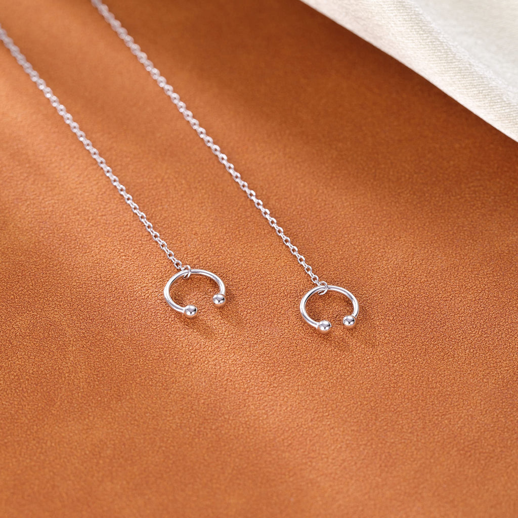 SLUYNZ 925 Sterling Silver Cuff Earrings Chain for Women Crawler Earrings Wrap Climber Earrings Cool Earrings