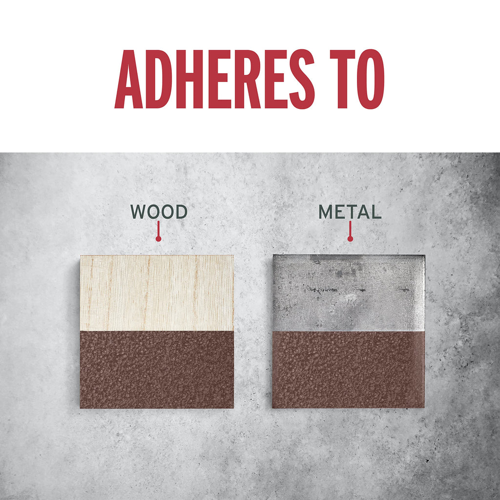 Rust-Oleum 239073-2PK Stops Rust Hammered Finish Paint, Quart, Brown, 2 Pack