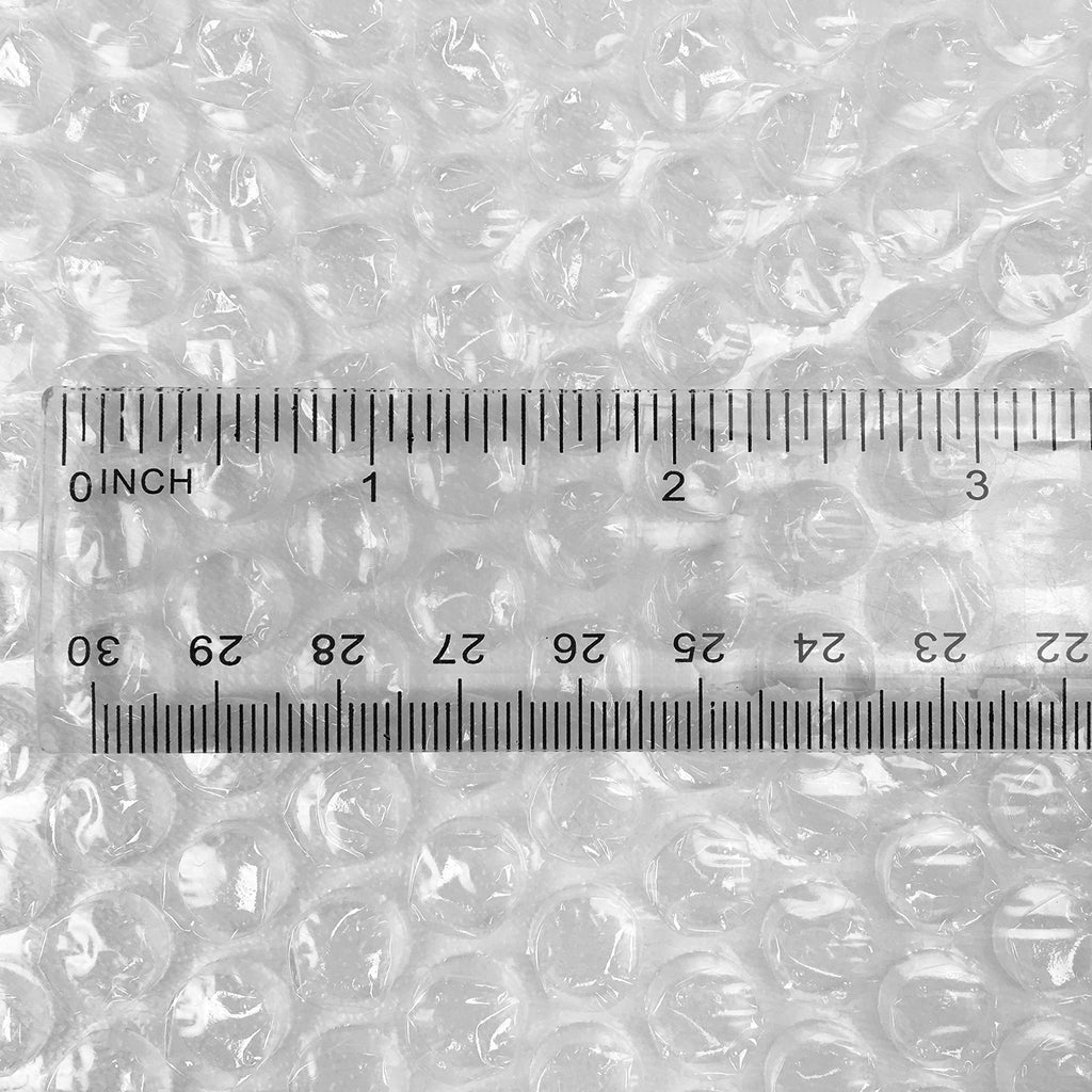 Amazon Basics Bubble Wrap for Moving, Packing, Shipping and Storage, Perforated Protective Cushioning for Fragile Items, 12-inch x 175-ft Long Roll, Small 3/16", Clear