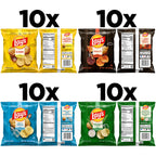 Lay's Potato Chips, 4 Flavor Variety Pack, 1 oz Single Serve Bags, (40 Pack)