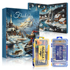 Fishing Advent Calendar 2026 for Men - Fishing Lures Kit with Tackle Box Advent Calendar for Fisher Teen Boys - 2026 Xmas Holiday Surprise Gift for 24 Days Christmas Countdown