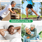 IntestinePro - Gut Health Supplement with Non-GMO Wormwood, Black Walnut, Clove, Pumpkin Seed + 14 More Premium Ingredients - Natural Support for Humans - 60 Vegetarian Capsules