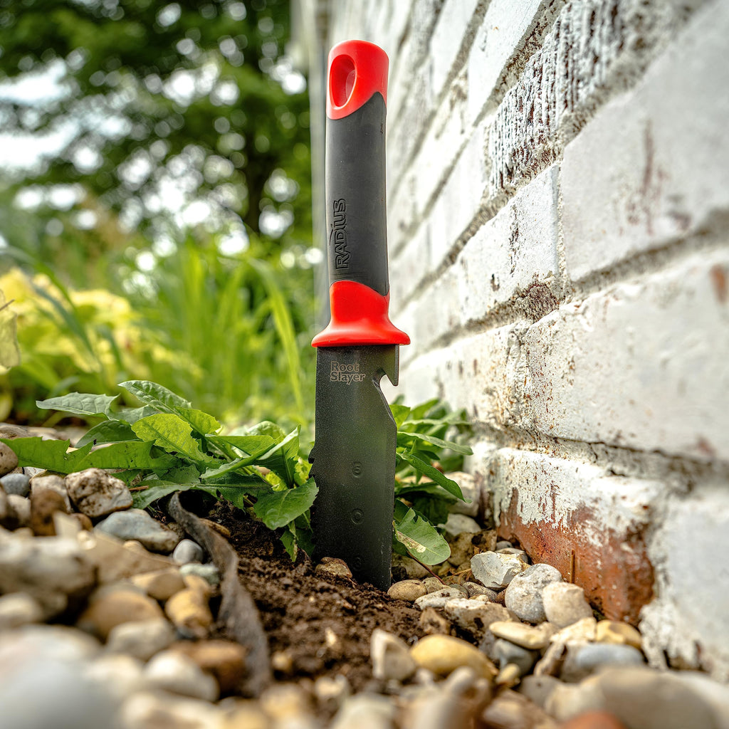 Root Slayer 17211 Soil Knife with Holster, Red
