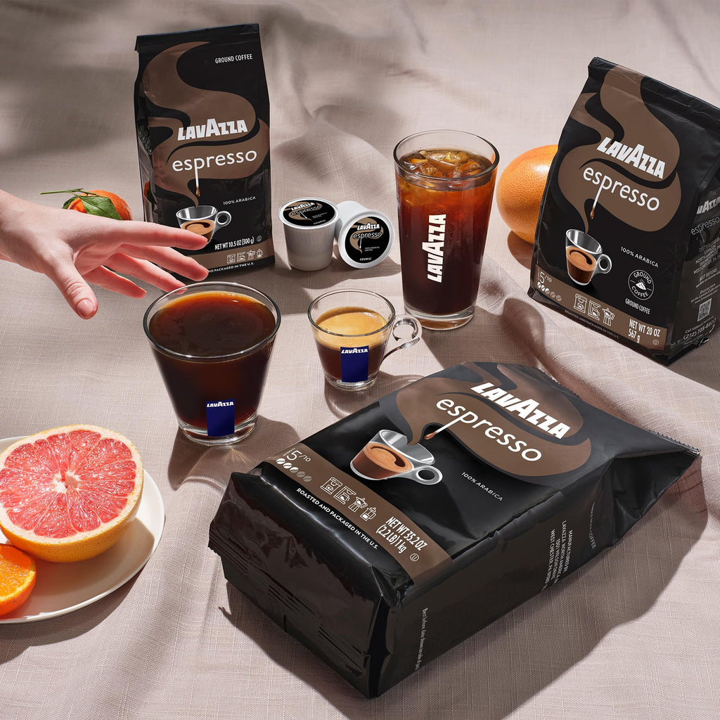 Lavazza Espresso Whole Bean Coffee, Medium Roast, 100% Arabica, 2.2 lb Bag