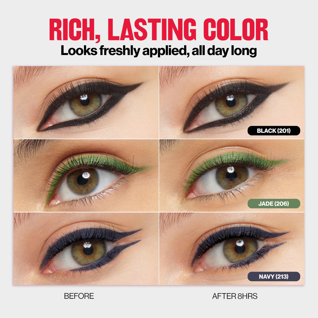 Revlon ColorStay Pencil Waterproof Eyeliner, Smudge-Proof, Eye Makeup with Built-In Sharpener, 202 Black Brown, 2 pack