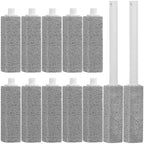 12 Packs Pumice Cleaning Stone with Extra Long Handle, Pumice Stone for Toilet Bowl Clean for Cleaning Toilets, Bathtubs, Grills, Swimming Pools, Sinks