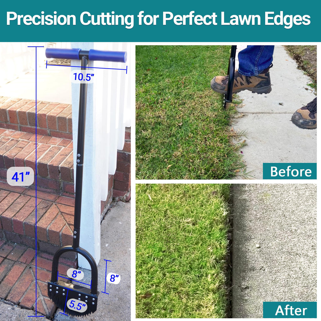 CKLT Edger Lawn Tool 41in Border Edger with Tempered Spring Steel Blade