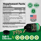 Mullein Lung Detox - Mullein Leaf Extract - Marshmallow Root | Echinacea | Oregano | Quercetin | NAC - 15-in-1 Lung Support & Cleanse for Smokers Supplement - Made in USA - As Drops - 60 Capsules