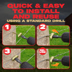 Cat’s Claw Fasteners 1.5 inch for Hardwoods | 170 Count Replaces The Common Fencing Staple | Installs Fast with a Power Drill | 4 Times Stronger Than a Staple