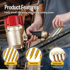 meite 21 Degree Framing Nails 3 Inch x 0.120'', Ring Shank Galvanized Plastic Collated Framing Nails for 21 Degree Framing Nailer, Full Round Head Structural Nails for Fencing Decking Sheding 1,000PCS