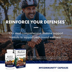 Host Defense MyCommunity Capsules - 17 Species Blend Mushroom Supplement for Immune Support - Herbal Aid with Lion's Mane, Reishi. Chaga, Cordyceps, Turkey Tail & More - 120 Capsules