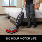 Sanitaire SC679K Tradition Upright Commercial Bagged Vacuum, Red