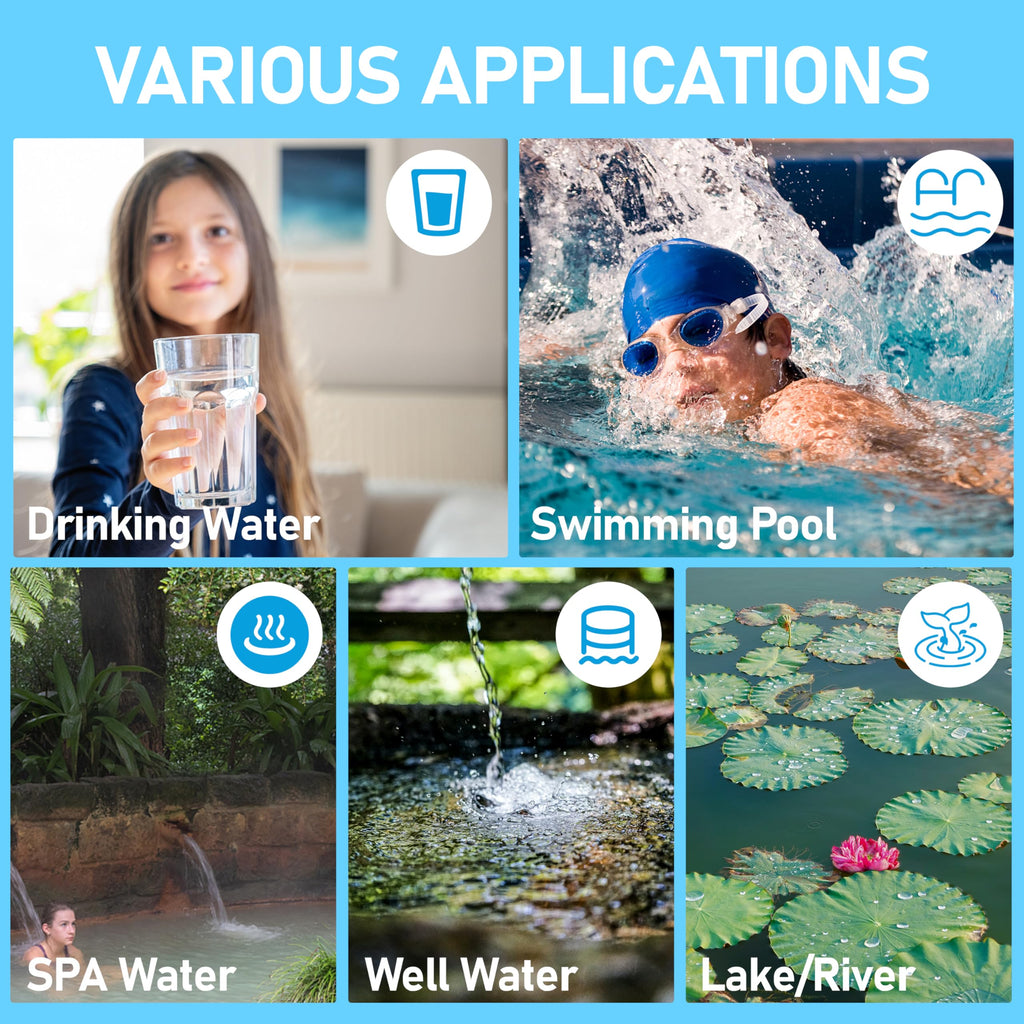 Viotiin 8 Pack E Coli and Coliform Bacteria Water Test Kit, EPA Approved, Water Quality Water Test Kit for Detect Well, Tap, Pool, Lake, Pond and Drinking Water