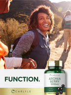 Carlyle Aronia Berry Capsules | 180 Pills | Chokeberry Extract | Non-GMO & Gluten Free Supplement