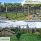 Vocray Bird Netting for Chicken Coop 25x25 Ft, 1/2" Mesh Aviary Netting