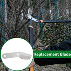 Adnee 2 Pcs SK5 Steel Lopper Replacement Blade-Bypass Lopper Blades for Tree Trimming-Replacement Blade Garden Tools Fit for PowerGear2