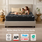 BEDLORE King Mattress Topper, Thick Soft Pillow Top Bed Topper