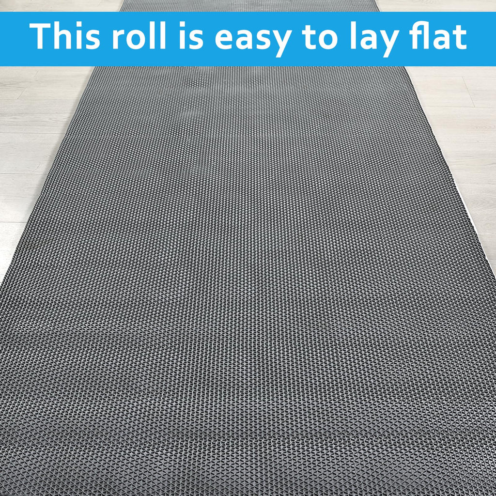 3 * 20 FT Drainage Non Slip Flooring Mats Swimming Pool Bathroom Anti-Fatigue Rubber Matting Heavy Duty Commercial Anti Slip Floor Mats for Garage Restaurant Sauna SPA