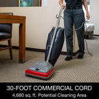 Sanitaire SC679K Tradition Upright Commercial Bagged Vacuum, Red