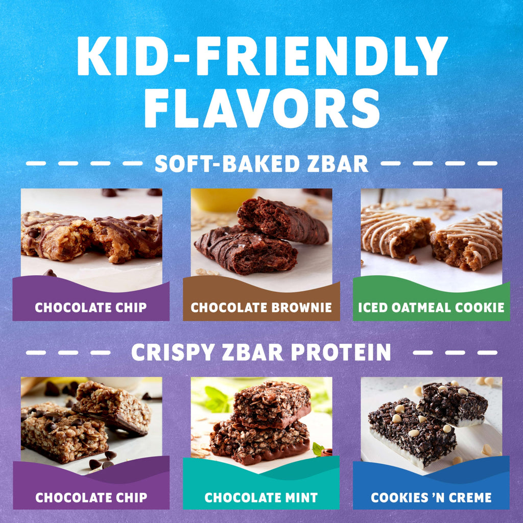 Zbar + Zbar Protein Snack Bars Variety Pack, 6 Flavors, 16ct