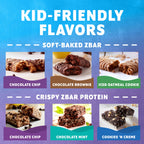 Zbar + Zbar Protein Snack Bars Variety Pack, 6 Flavors, 16ct